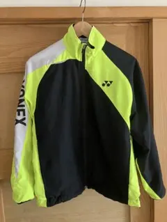 YONEX スポーツジャケット 黒/蛍光イエロー