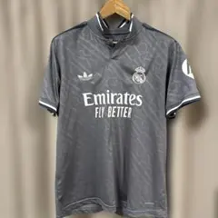 adidas Real Madrid XL グレー シャツ
