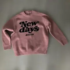 BAYFLOW ピンク ニットトレーナー