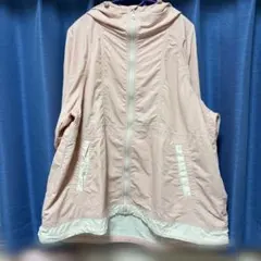 レディース高撥水ナイロンステッチジャケット　ピンク