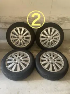 ②【4本22,000円】送料込 ダイハツ純正 ホイールセット 155/65R14のサムネイル