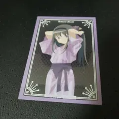 まどか☆マギカ まどマギ　極楽湯　特典　クリアカード 暁美ほむら