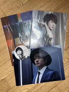 Nissy グッズ4点 まとめ売り ／クリアファイル・コースター