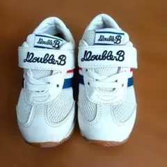 Double.B ホワイトスニーカー　15cm