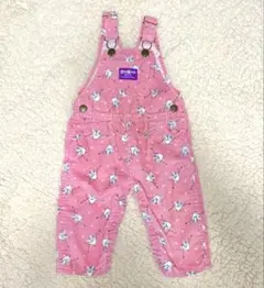 kids vintage oshkosh pink flower overall - メルカリ