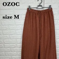 OZOCオゾック クロップドワイドパンツ イージーパンツ 【957】