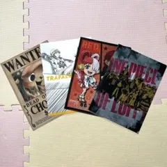 ワンピース クリアファイル 4枚 まとめ売り 新品 未使用