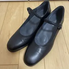 asics walking ペダラ　ストラップパンプス　ブラック 24EE