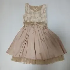 値下げ！レースフレアパーティードレス ピンク