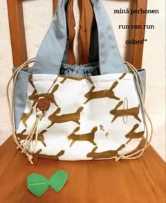 バンドメイドʚїɞrun run run巾着ト－トバッグʚїɞミナペルホネンのサムネイル