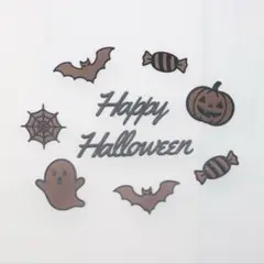 レターバナー　ハロウィン　月齢フォト