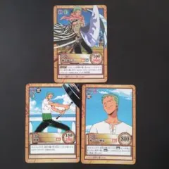 美品】ONE PIECE カードダス ゾロ ハイパーバトル 4枚セット レトロ