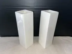 【新品・未使用品】壁掛け出来る角形花瓶 2個セット