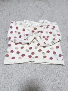 バースデイ　conoco いちご柄 トレーナー 90cm