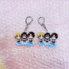 進撃の巨人 ミカサ 海を見に行こう ジュエル缶バッジアクスタ アニーク