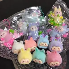 ラブブLabubuキーホルダー＆3D樹脂チャーム