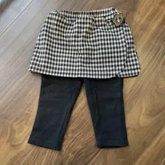 プティマイン　レギンス付きスカート(サイズ80)