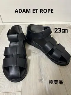 ADAMETROPEアダムエロペ⭐︎グルカサンダル 23cmアップルレザー新品のサムネイル
