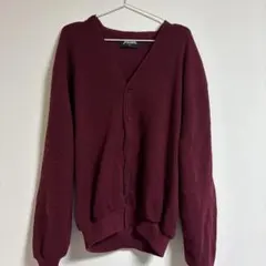Jantzen カーディガン バーガンディ XL