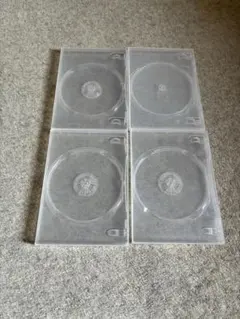 DVDトールケース クリア 4点セットD