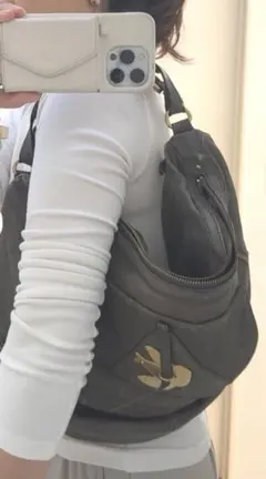 MARC BY MARC JACOBS ショルダーバッグ カーキグレー