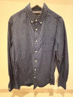 TOMMY HILFIGER トミー　シャツ　ネイビー　花柄　M