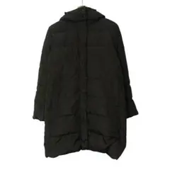 UNIQLO ユニクロ　レディースダウンコート　ダークブラウン　ビッグサイズ