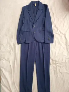 【お値下げしました】ネイビー パンツスーツ