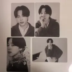 BTS MONOCHROME ミニフォトカード JIMIN ジミン 4枚セット