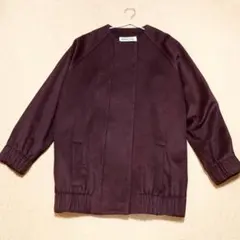 ROUCHA/ロウシャアウタージャージーコクーンブルゾンボルドー トレンドカラーのサムネイル