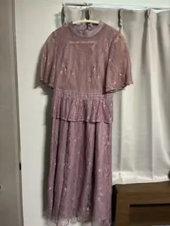 KATHARINE ROSS 薄紫 レースドレス Mのサムネイル