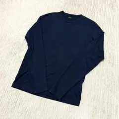 【本人期】JIL SANDER 長袖カットソー ネイビーのサムネイル