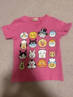 アンパンマン キャラクター Tシャツ ピンク