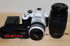 PENTAX ペンタックスK-r デジタル一眼レフ ダブルレンズキット　ホワイトのサムネイル