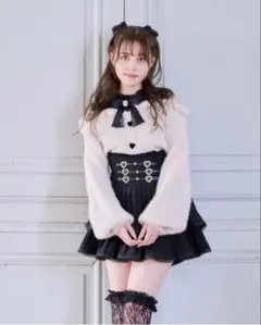 レイヤード風肩あきニットのサムネイル