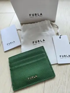 【新品】FURLA フルラ カードケース グリーン