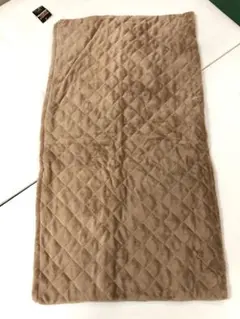 あったかキルト長座布団カバー　68x120cm ブラウン　あたたか　ザブカバー
