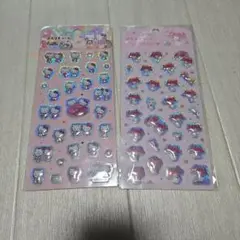 ハローキティ マイメロディ ぷくっとシール