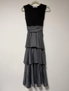 FURFUR ノースリブフリルワンピース