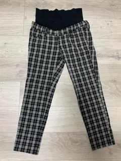 エンジェリーベ　マタニティパンツ　S チェック柄