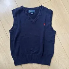 Polo Ralph Lauren ネイビー ベスト 110/56