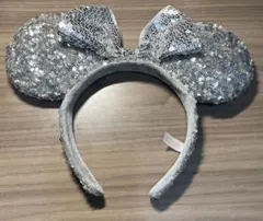 ミニーマウス風スパンコールカチューシャ