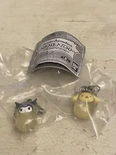 サンリオキャラクターズなりきりオイスターめじるしアクセサリー　２点セット　ガチャ