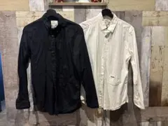DIESEL 長袖シャツ　白と黒　2枚セット　古着