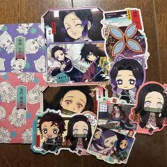鬼滅の刃、胡蝶しのぶ、竈門禰豆子キャラクターシールセット