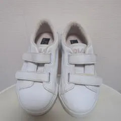 Polo Ralph Lauren　ホワイト ベルクロ スニーカー　17cm