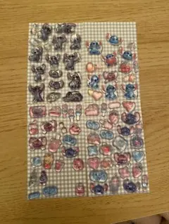 スティッチ　ボンボンシール　いろんなスティッチ集めました　おすそわけ