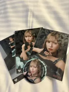 諸橋沙夏 生写真・バッジセット 4枚