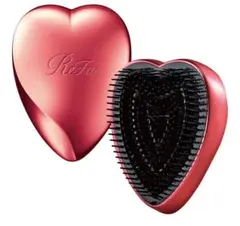 新品未使用 ReFa ハート型ヘアブラシ シャインレッド