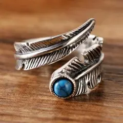 Navajo ターコイズリング　インディアンジュエリー　ホールマーク付き　ナバホ Navajo ナバホ族 リング ターコイズ クラスター WJ作 シルバー
